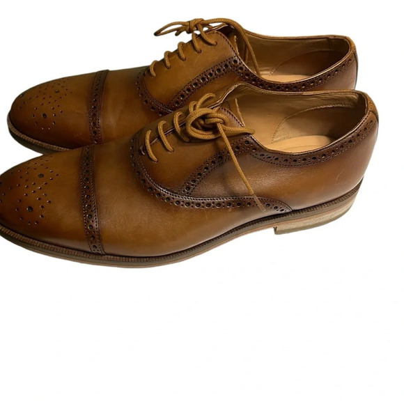 Clark’s men shoes,leather, NEW! Oliver Limit ,tan,comfort ,stylish,career, event - Picture 4 of 14